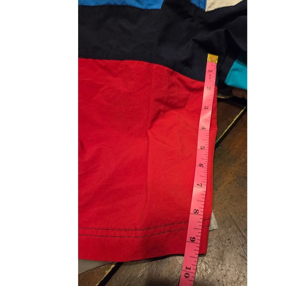 Tommy‎ Hilfiger Swim Shorts Mens M Multicolor Vintage 90s Colorblock Trunks